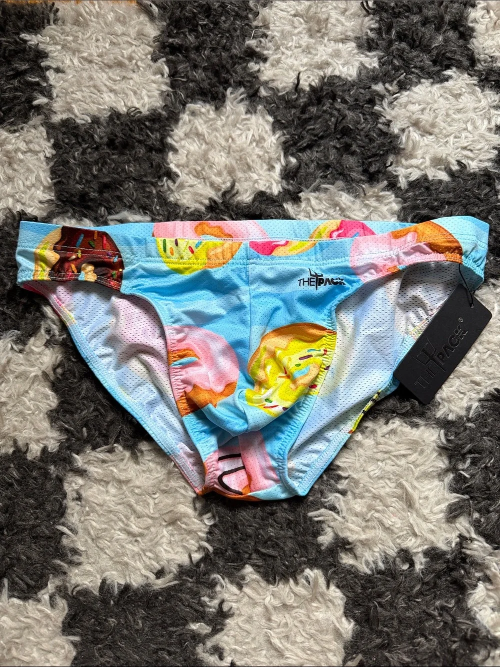 NWT Mesh Brief Speedo in Donut Print